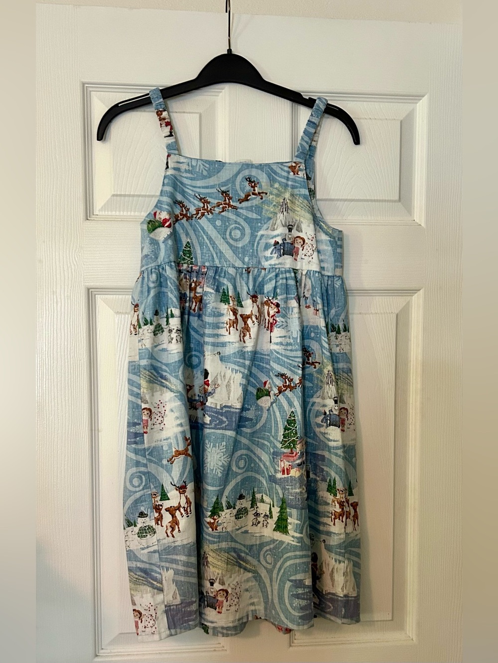 Reyn Spooner Rudolph the Red Nosed Reindeer girls holiday dress, size 10